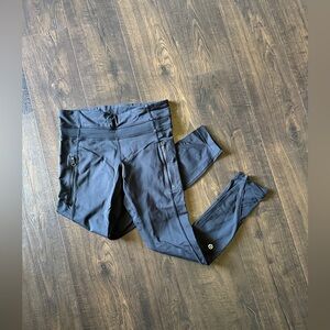 lululemon inspire tight II mesh luxtreme 7/8 crop 24” black leggings women’s 4